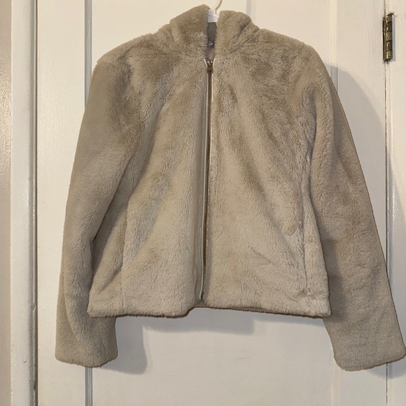 Abercrombie and Fitch Faux Fur Jacket Sz small - Picture 4 of 6